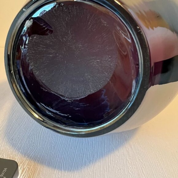 Cyan Designs Tall Purple Irredescent Cream Color Curie Vase - Picture 2 of 11